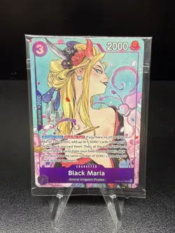 One Piece TCG Black Maria OP08-074 Illustration Box Vol.2 Promo SEALED Foil💎🌟 - Image 1