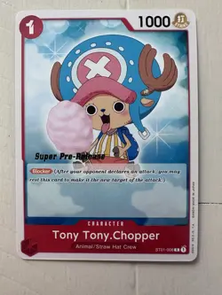 One Piece ST01 Super Pre-Release Promo Lot Nami Robin Vivi Chopper DON!! - Image 4