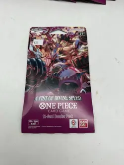 One Piece OP-11 A Fist of Divine Speed Sleeved Booster Packs English Sealed X18 - Image 5