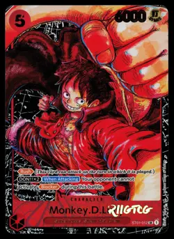Monkey.D.Luffy (012) (Alt Art) ST01-012 Awakening of the New Era Foil NM - Image 1