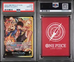 2024 One Piece English MONKEY D. LUFFY The Three Brothers ST13-003 - PSA 10 - Image 2