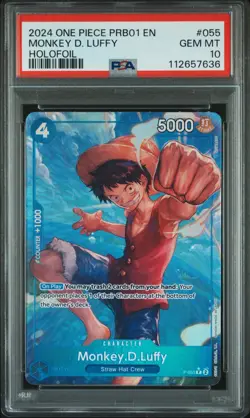 ONE PIECE , 2024 , P-055 , PRB01 , EN , PSA 10 - Image 1