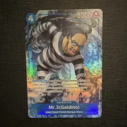 One Piece TCG Mr.3 (Galdino) OP16-056 - SR Alt Art - The Time Of Battle - Image 1