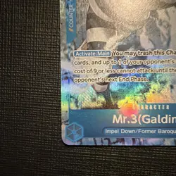 One Piece TCG Mr.3 (Galdino) OP16-056 - SR Alt Art - The Time Of Battle - Image 4