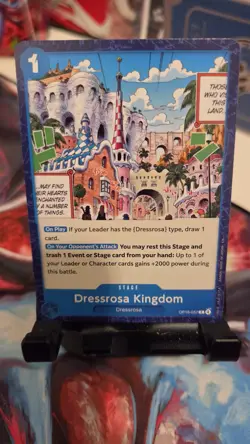One_piece Adventure on Kami's Island #OP15-057 Dressrosa Kingdom tcg NM - Image 1