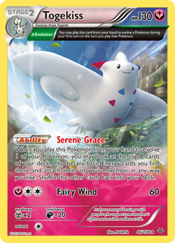 Togekiss 46/108 Holo Rare Roaring Skies Pokemon Near Mint - Image 1