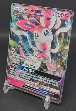 Pokemon Sylveon GX 92/145 Sm-Guardians Rising Holo NM - Image 2