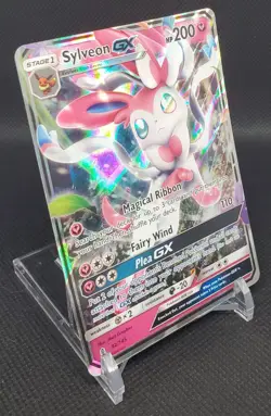 Pokemon Sylveon GX 92/145 Sm-Guardians Rising Holo NM - Image 3