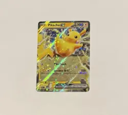 Pokemon Pikachu EX Double Rare Card 063/193 Paldea Evolved TCG, Near Mint - Image 1