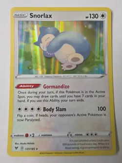 Pokemon TCG Snorlax 131/185 Vivid Voltage Holo NM - Image 1