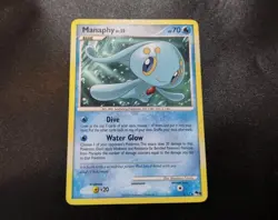 Manaphy 2/17 Non-Holo Rare POP Series 9 Pokemon Card MP - Image 1