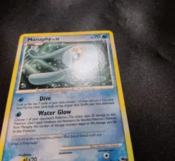Manaphy 2/17 Non-Holo Rare POP Series 9 Pokemon Card MP - Image 2