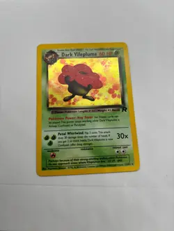 Dark Vileplume 13/82 Holo Rare Team Rocket Pokemon NM - Image 2