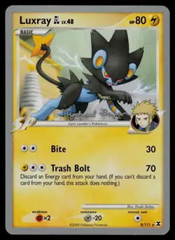 Luxray GL (Mychael Bryan) 9/111 Rare World Championship Decks Pokemon LP - Image 1