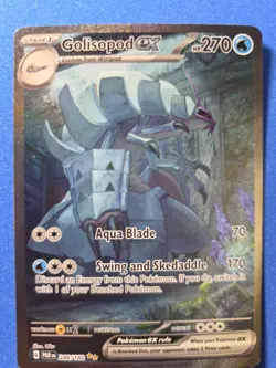 Pokemon TCG Golisopod Ex 246/182 2023 SV04 Paradox Rift Special Illustration- Nm - Image 2