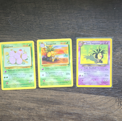 Pokemon TCG Vintage Unlimited Lot 3 Exeggcuter base set 2 Dark Exeggutor - Image 1