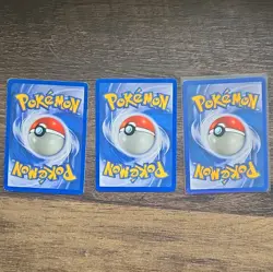 Pokemon TCG Vintage Unlimited Lot 3 Exeggcuter base set 2 Dark Exeggutor - Image 2
