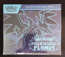 Phantasmal Flames Elite Trainer Box 2025 Pokemon ETB Factory Sealed New - Image 1