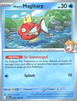 Misty's Magikarp 048/182 Common Destined Rivals Pokemon Near Mint - Image 1