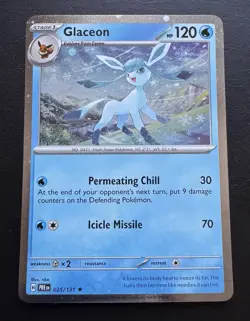 Glaceon 025/131 Cosmos Holo Promo Prismatic Evolutions Costco Tin Pokemon TCG NM - Image 1