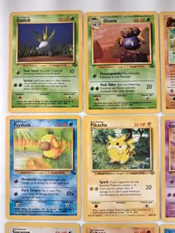 Vintage Pokemon Lot Of 9 WOTC Base Set Jungle Fossil Lot Unlimited MP-LP - Image 3