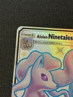 Pokemon Hidden Fates Alolan Ninetails GX SV53/SV94 Shiny Vault Full Art NM - Image 2