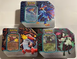 Pokemon TCG Paldea Partners Tins - Set of 3 - 2023 - Factory Sealed - Image 1