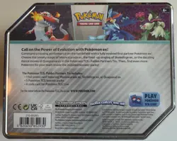 Pokemon TCG Paldea Partners Tins - Set of 3 - 2023 - Factory Sealed - Image 5