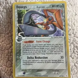 Deoxys 4/110 Holo Rare Holon Phantoms Pokemon Holo LP+ - Image 1