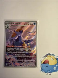 Samurott 107/086 Illustration Rare 2025 Pokemon White Flare Card NM - Image 3