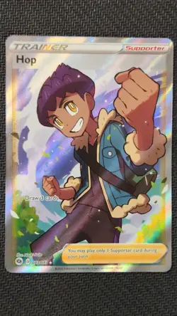 Hop 073/073 Holo Champion's Path Pokemon NM - Image 1