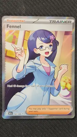 Fennel 162/086 Holo Holo Black Bolt Pokemon NM - Image 1