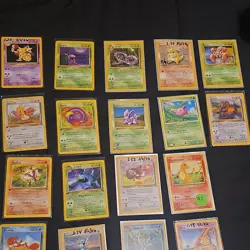 ORIGINAL POKEMON CARDS FROM 1999 PERFECTLY MINT CONDITION MULITPLE SETS - Image 3