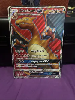 Pokemon Charizard GX SM60 SM Promo Full Art Holo 250 HP Crimson Storm Card - Image 1