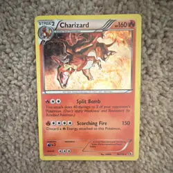 Pokemon Charizard Stage 2 HP160 Attack 150 Card 19/113 Regular 2013 - Image 1