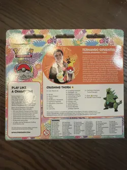 Pokemon World Championship Deck 2024 Honolulu Fernando Cifuentes Crushing Thorn - Image 3