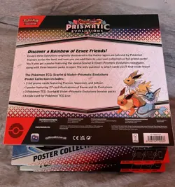 Pokemon TCG Scarlet & Violet Prismatic Evolutions Poster Collection Box - Image 2