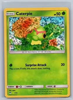 Caterpie 001/012 Holo Promo McDonald's Promos 2019 Pokemon Near Mint - Image 1