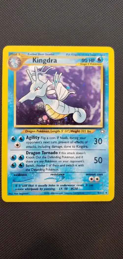 Kingdra 2000 Pokemon TCG #8/111 Neo Genesis WOTC Rare Cosmos Holo VLP 8/111 - Image 1