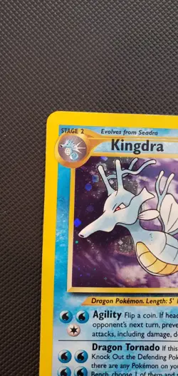 Kingdra 2000 Pokemon TCG #8/111 Neo Genesis WOTC Rare Cosmos Holo VLP 8/111 - Image 2