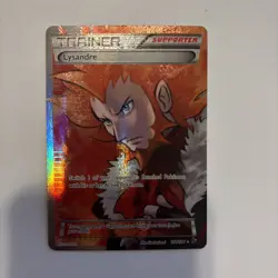 Pokemon TCG Lysandre Flashfire Holo Full Art Ultra Rare Card 104/106 - Image 1