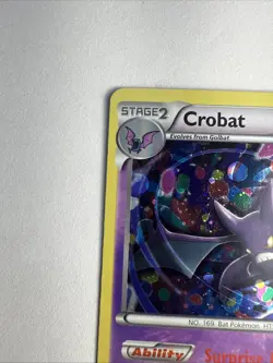 Crobat Cosmos Holo Rare 33/119 XY Phantom Forces Pokemon TCG - Image 4