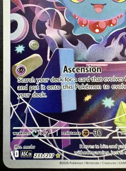 Misdreavus 233/217 ILLUSTRATION RARE IR - Pokemon - ME: Ascended Heroes (ASC) - Image 4