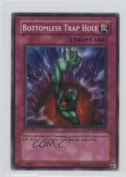 Bottomless Trap Hole 1st Ed. YuGiOh The Dark Emperor Structure Deck #SDDE-EN032 - Image 1
