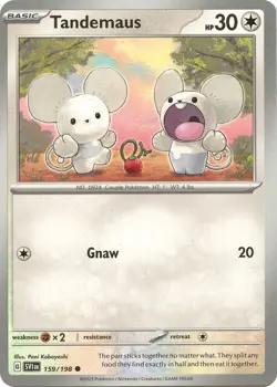 Tandemaus 159/198 Common Pokemon SV01: Scarlet & Violet Base Set NM - Image 1