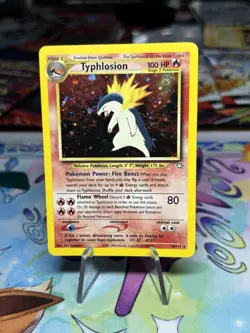 Typhlosion 18/111 Neo Genesis Holo Rare Unlimited Pokemon Card 2000 English - Image 1