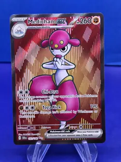 Pokemon Medicham Ex 161/142 Stellar Crown Holo Near Mint - Image 1