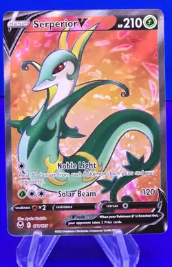 Serperior V 170/195 - Sword & Shield Silver Tempest - Pokemon TCG - Image 1