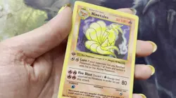 Pokemon Ninetales Base Set Shadowless 1st Edition Holo Rare #12/102 - Image 2