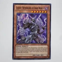 Lucent, Netherlord of Dark World - PRIO-EN031 | 1st Edition Super Rare LP YuGiOh - Image 1